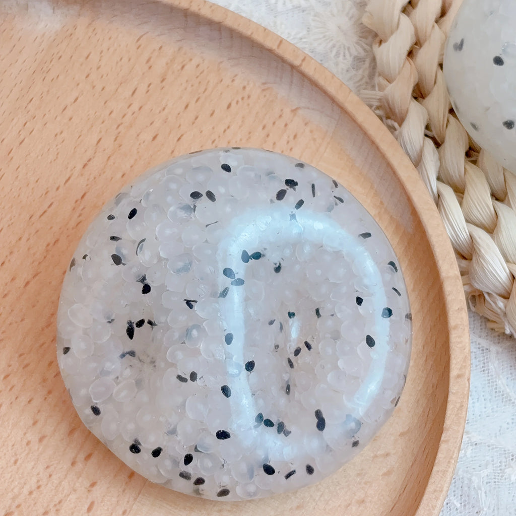 Sticky Sweet Relief: Glutinous Rice Squeeze Ball Toy