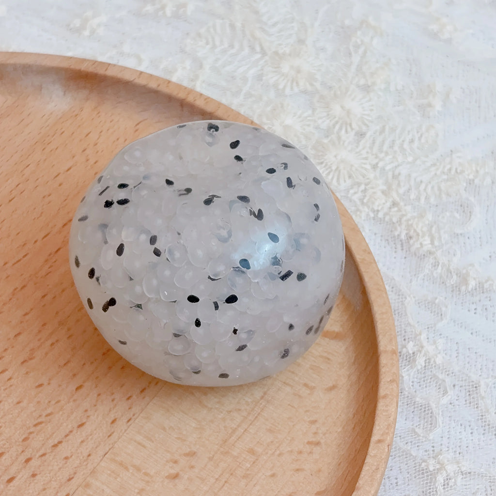 Sticky Sweet Relief: Glutinous Rice Squeeze Ball Toy