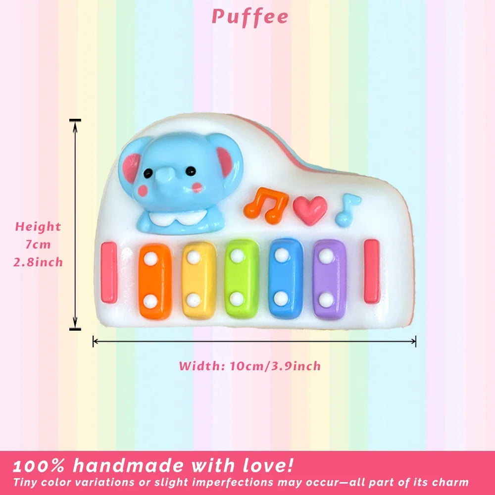 Elephant Piano Sticky Squishy Toy