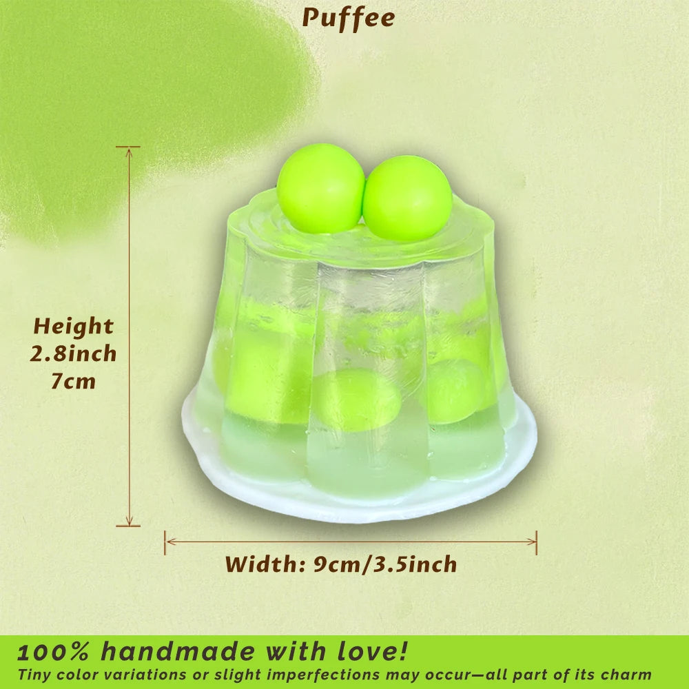 Grape Pudding Squishy Toy