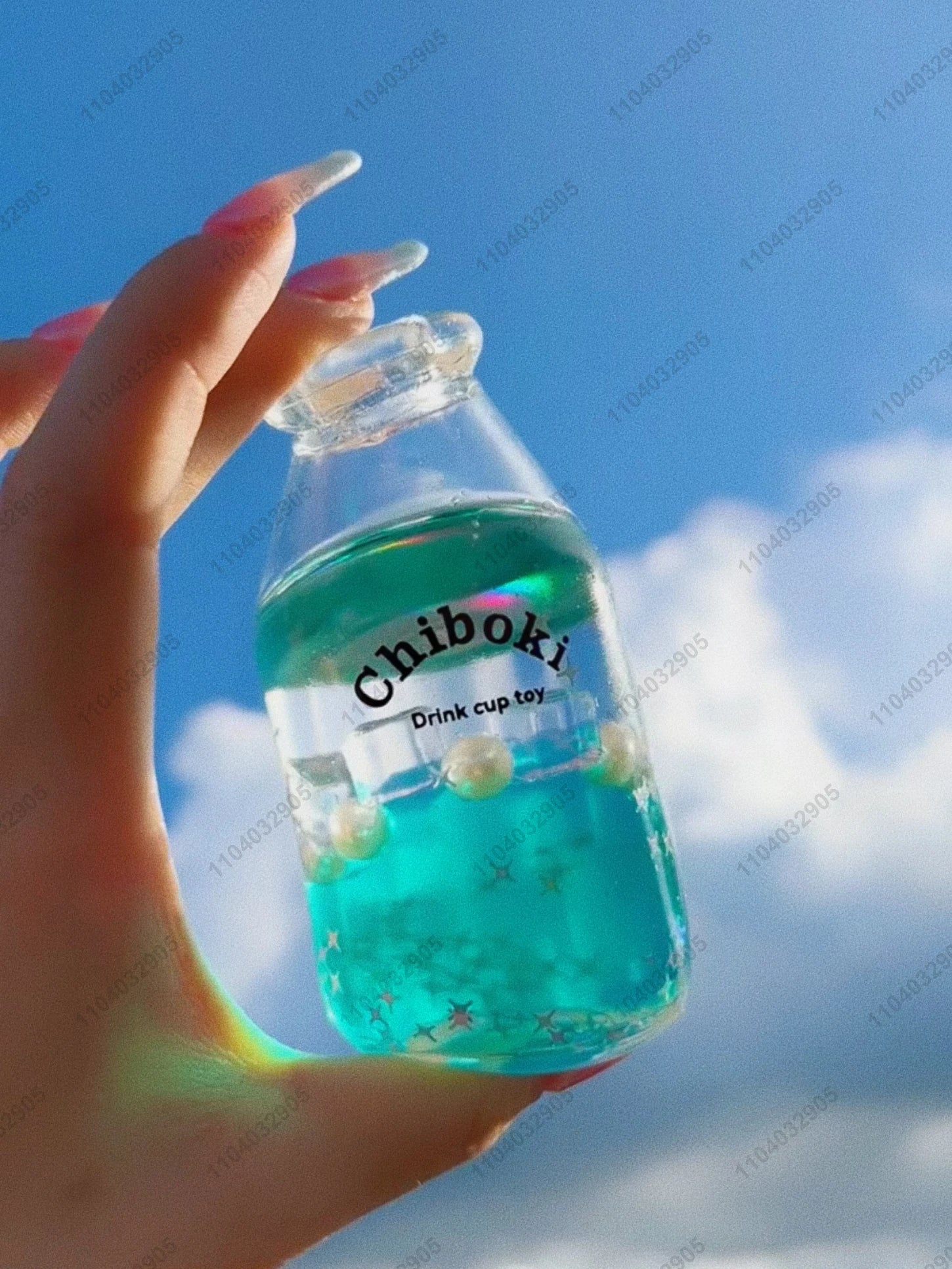 Fruit  Bottle Transparent Fidget toy