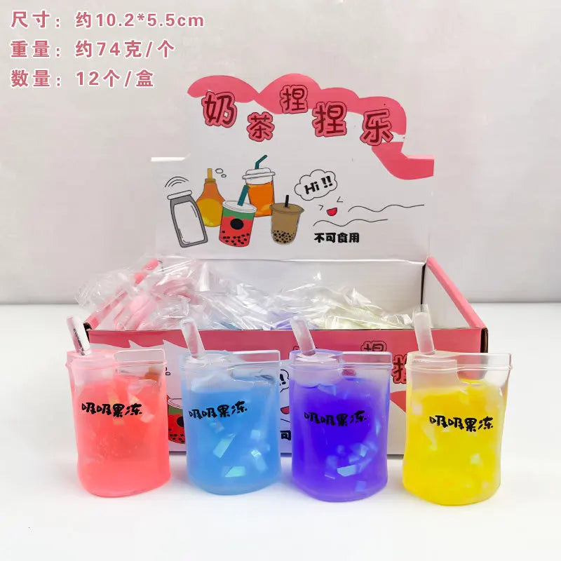 Beat Summer Stress: Kawaii Milk Tea Cup Squishy