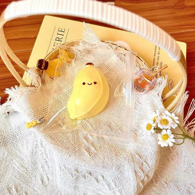 Cute Banana Squishy Toy Fake Food