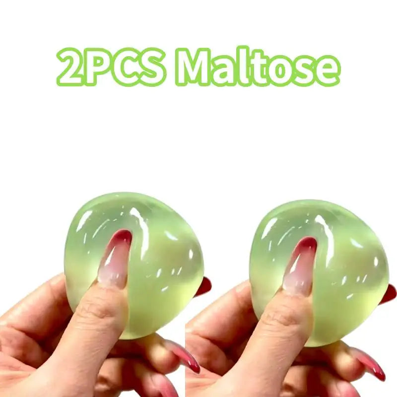 1/4PCS Squishy Maltose Cube Squeezing Balls