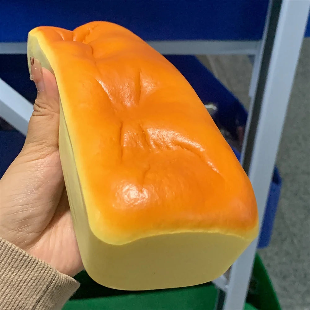 Cloud Comfort: Cheesy Sponge Squeeze Toy