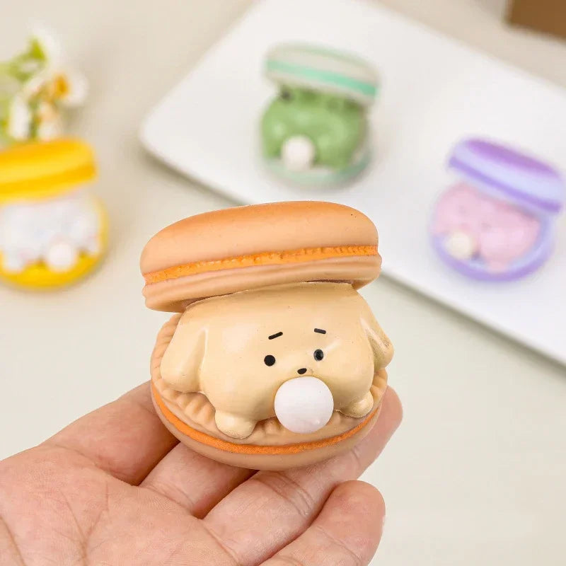 Creative Spit Bubble Burger Pinch Toy