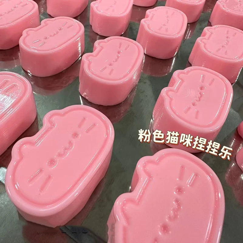 Pudding Cat Mochi Squishy - Cute Stress Relief