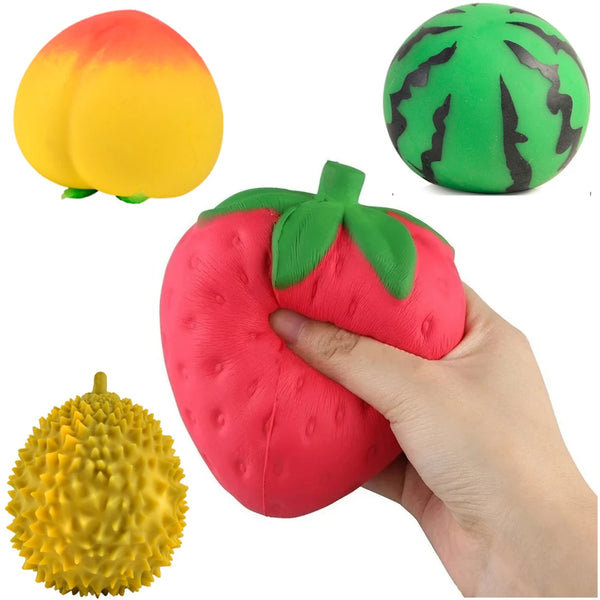 Giant Strawberry Stress Squeeze