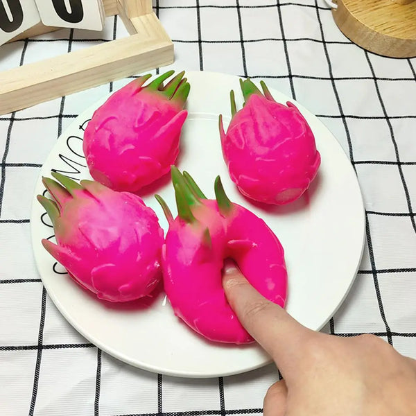 Dragon Fruit Pocket Stress Squishy Toy