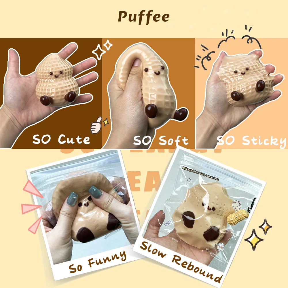 Peanut Soft Squishy Stress Toy